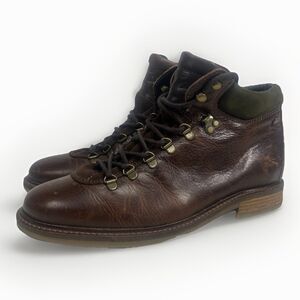 Pajar Men's 10 Joss Leather Mid-Top Waterproof Cold Weather Winter Boots Brown